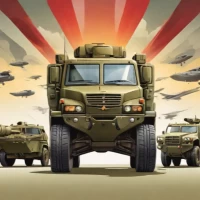 War army idle vehicles