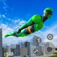 Super flying hero: Crime city