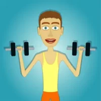 Muscle clicker: Gym game